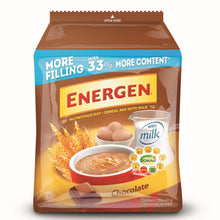 Load image into Gallery viewer, Energen Oat Cereal Milk (Chocolate Flavor) 400 grams 10 Sachet
